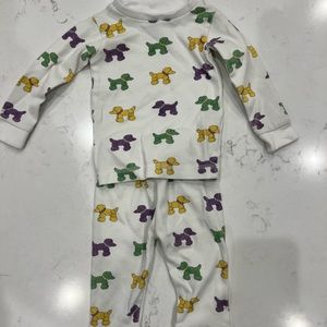 Nola Tawk Mardi Gras Bead Dog Pajmas